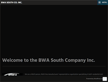 Tablet Screenshot of bwasouth.com